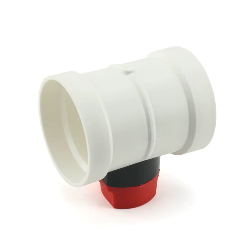 HOENYZY Motorisierter Luftdämpfer aus ABS-Kunststoff mit PVC-Rückschlagventil und Lautstärkeregler für Lüftungsrohre, 220 V - Bild 3