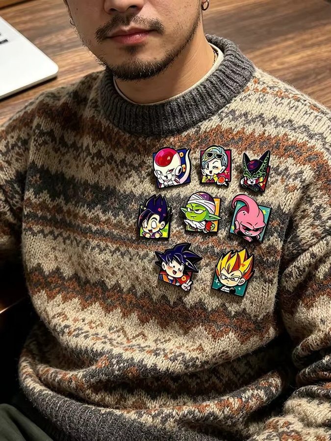 Bandai Dragon Ball Anime Anstecknadeln, 8-teiliges Set - Bild 5