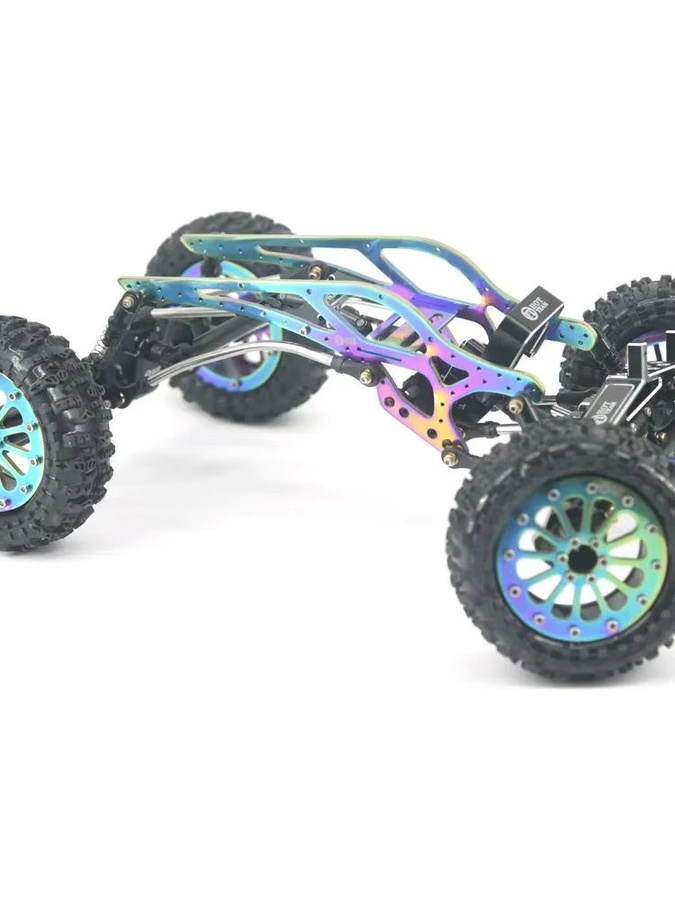 Axial Titan-LCG-Chassis-Rahmenset, 1:24, mit Antriebswelle, Trägerträger und Messing-Unterfahrschutz - Bild 1