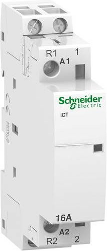Schneider Electric Installationsschütz A9C22715 mit 1 Schließer und 1 Öffner, 16A, 250 V/AC, Weiß - Bild 1