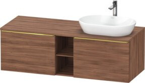Duravit Waschtischunterschrank D-Neo in Braun, Wandhängend, B/T: 140 x 55 cm - Bild 1
