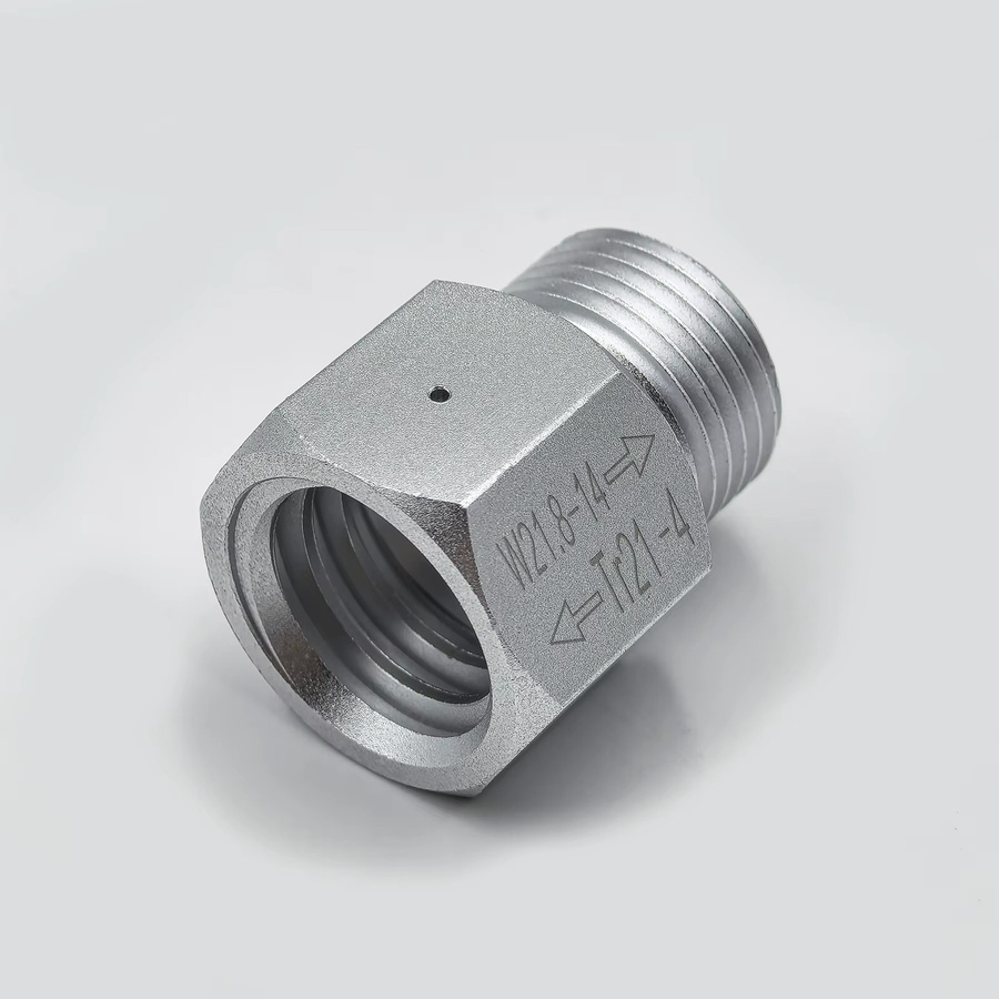 BAZUKA CO2-Zylinder Konvertierungsadapter TR21-4 zu W 21,8-14 in Silber für Sodawasser, Aquarien, Homebrew Bier und Corny Fässer - Bild 2