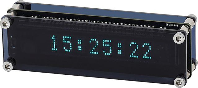 LOTHYE VFD Uhr mit Vakuum-Fluoreszenz-Display, WIFI-Anbindung, Echtzeit-Anzeige und automatischer Kalibrierung - Bild 1