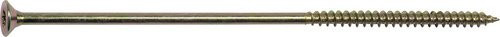 GECCO Spanplattenschrauben Torx in Gold, 100 Stück, Durchmesser: 6 mm, Länge: 160 mm - Bild 1