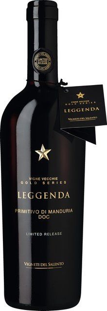 Leggenda Vigne Vecchie Rotwein Primitivo, Apulien, 2021, trocken, 0,75 l - Bild 1