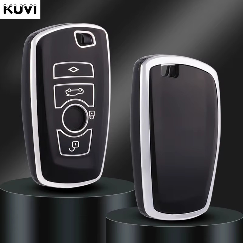 Kuvi TPU Smart Key Schutzhülle für BMW 1er 3er 5er 7er Serie sowie X1 X3 X4 X5 X6 Modelle - Bild 2