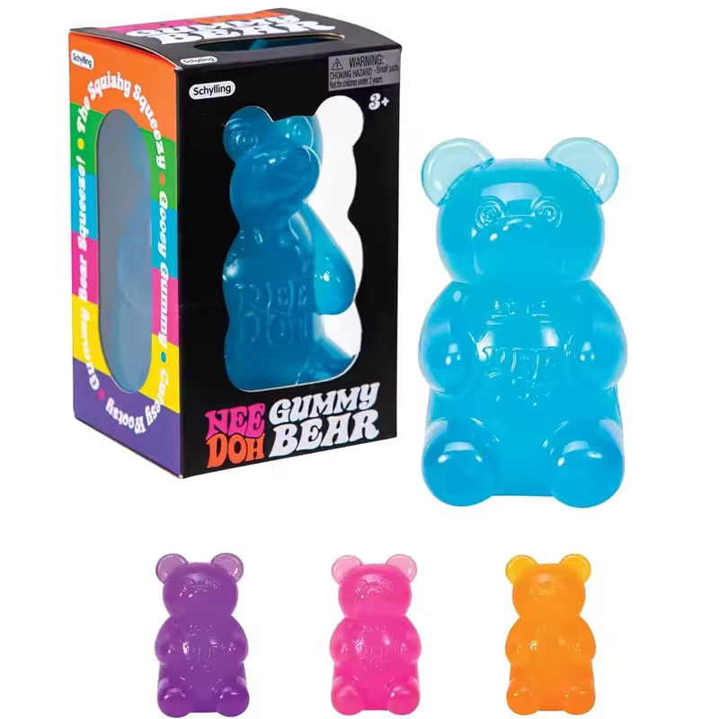 Schylling Maltose-Quetschspielzeug Bär, buntes sensorisches Spielzeug - Bild 2