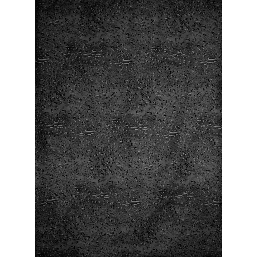 Euroshowers Duschvorhang aus Polyester in Schwarz mit Metallösen und 12 Duschvorhangringen, wasserdicht und antibakteriell, H: 200 cm x B: 180 cm - Bild 2