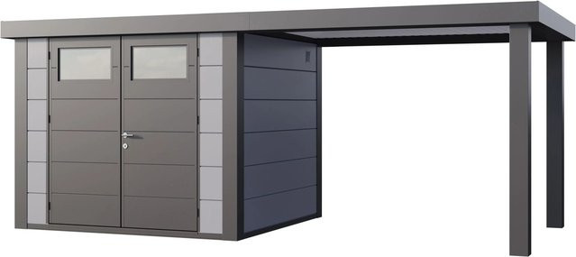 Telluria Gerätehaus Classico in Grau mit offener Lounge L Rechts B/H/T: 572 x 219 x 258 cm - Bild 1
