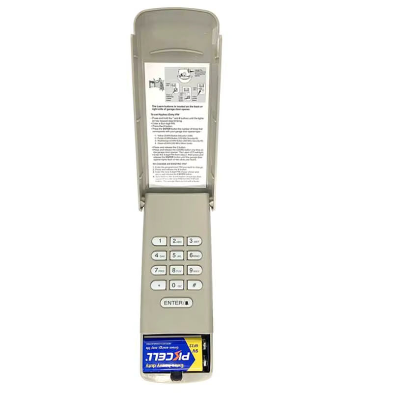 Universelles kabelloses Garagentoröffner-Tastenfeld für schlüssellosen Zugang, ersetzt 877/878MAX 377/977/877/66LM mit Rolling Code Sicherheit 2.0 - Bild 3