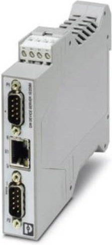 Phoenix Contact 1021058GW PN/ASCII 1E/2DB9 Schnittstellen-Wandler Ethernet/LAN in Grau - Bild 1