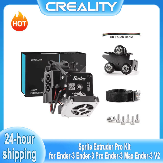 Creality Sprite Extruder Pro Kit 300 °C Hochtemperatur-Direktantrieb mit 3:5:1 Übersetzungsverhältnis für Ender-3-Serie FDM-Drucker in Schwarz - Bild 1