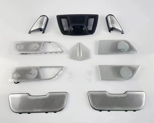ALOONGACARR LED-Ambiente-Licht für BMW 7er Serie G11 G12 Mittelbass-Lautsprecher und Tür-Hochtöner Abdeckung mit 11 Farben Multicolor - Bild 1
