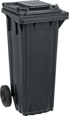 SSI Schäfer Mülltonne GMT, 60 l, fahrbar, schwarzgrau - Bild 1