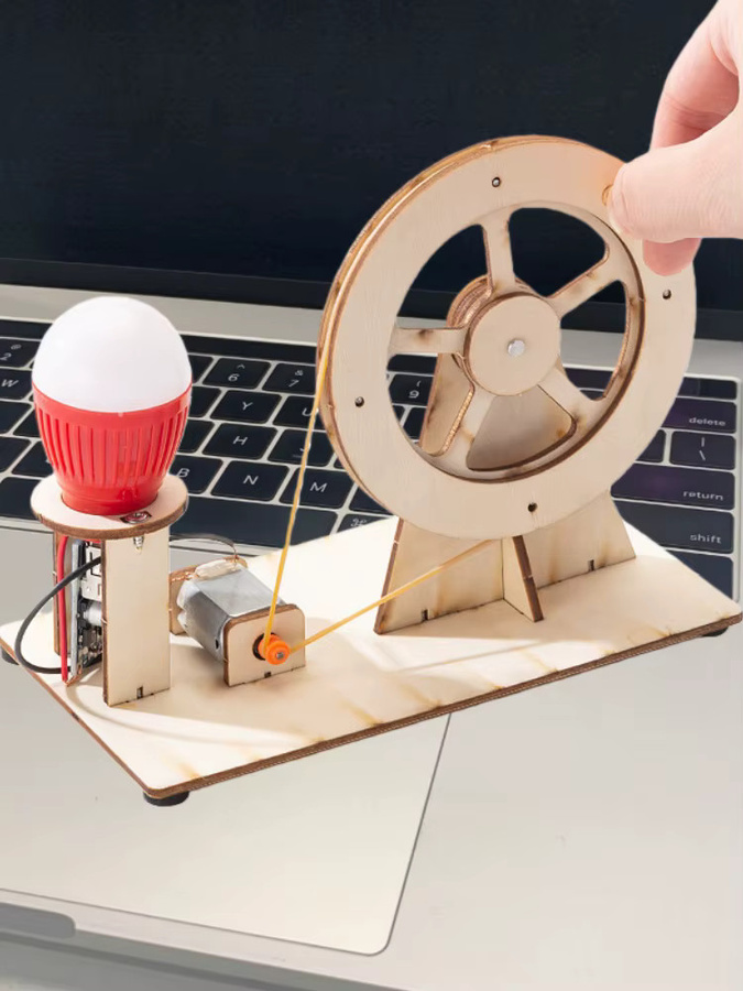 Meade Wissenschaftliches Experiment, handgekurbelter Generator, Holz, Bunt / Mehrfarbig - Bild 4