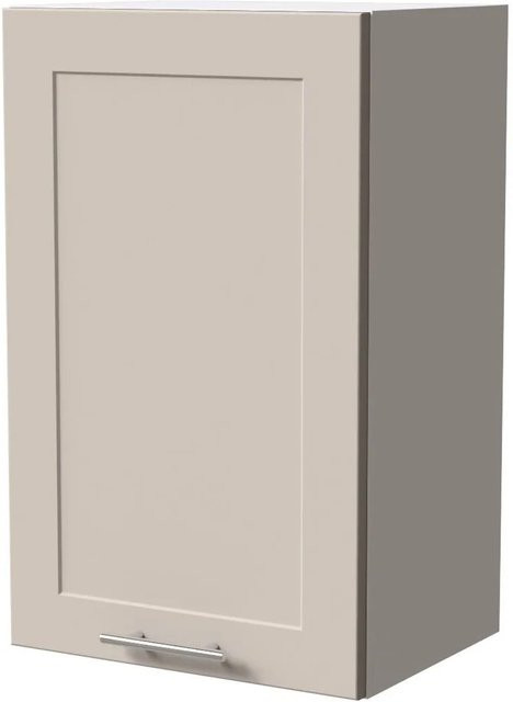 Feldmann-Wohnen Hängeschrank Oslo W2/45 Küchenschrank Weiß Kaschmir Matt B/T/H: 45 x 32,5 x 72 cm - Bild 1