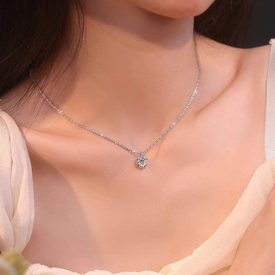 HYFAD Halskette 925 Silber, Zirkonia, Damen - Bild 1