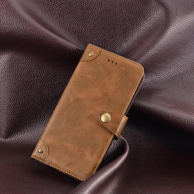 BONUMUM Retro Leder Hülle mit Metallschließe für Oukitel WP60 5G - Bild 1