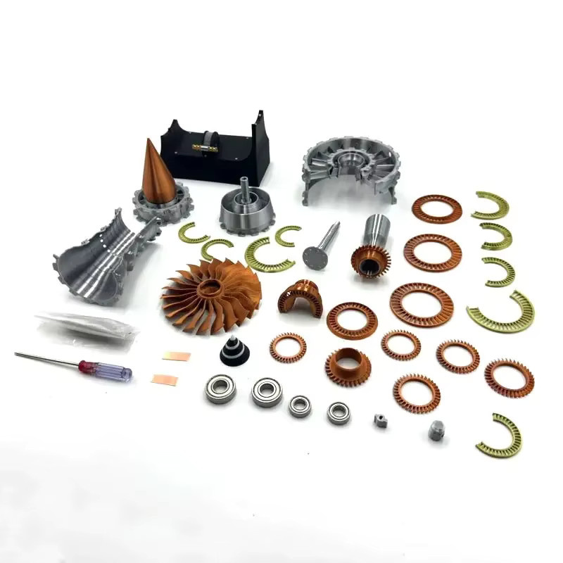 FZXF TR900 Aviation Turbofan Motor Modell DIY Modell Kit, Elektrisch - Bild 5