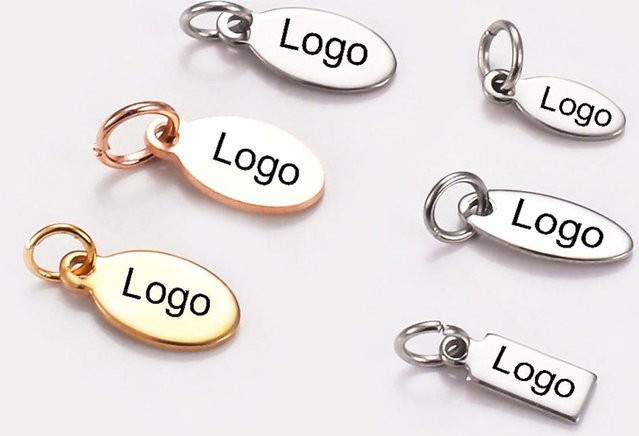 Charms Edelstahl, Silber, Unisex - Bild 1