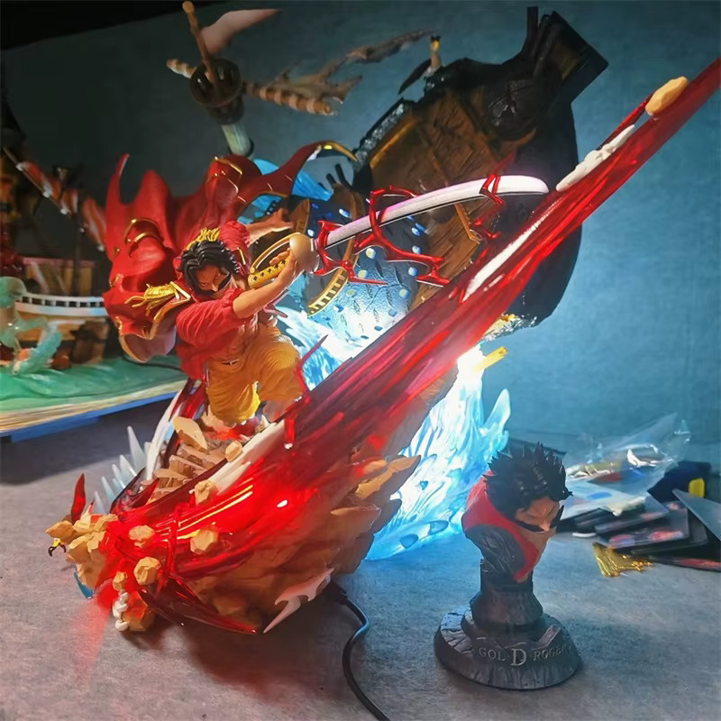 Bandai One Piece Gol D Roger Actionfigur, Harzmodell, 38cm - Bild 2