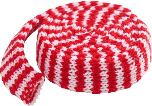 VBS Strickschlauch zweifarbig Rot/Weiß - Bild 1