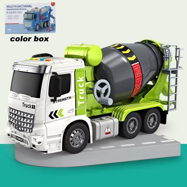 Linyi toy car Betonmischer Ingenieurfahrzeug, mit Licht und Ton, ab 0 Jahren - Bild 1