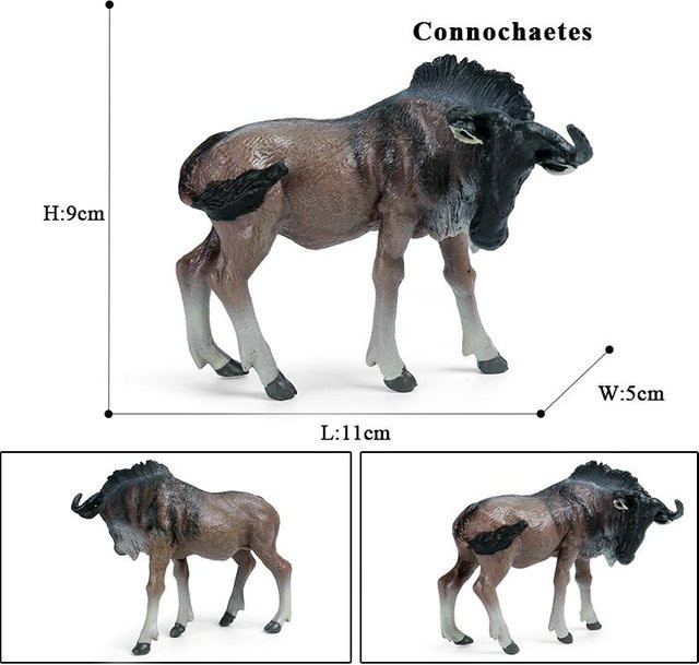 Oenux Afrikanische Wildtiere Okapi Gnu Actionfigur PVC ab 3-6 Jahren - Bild 1