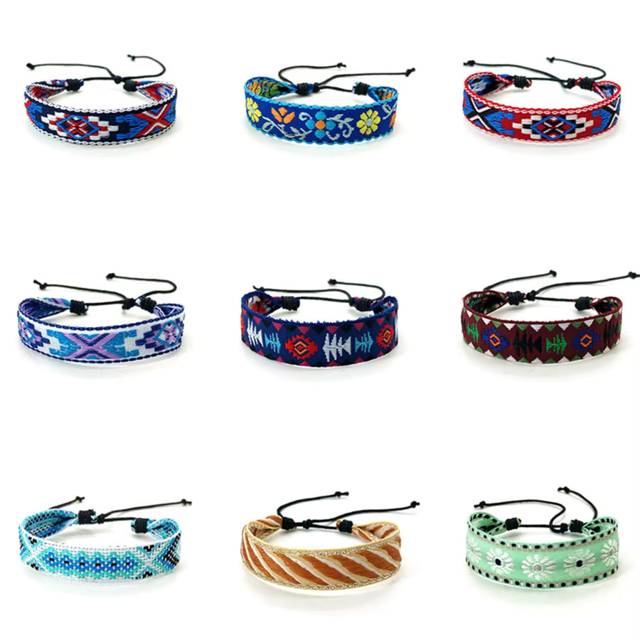 Armband, Boho, Faden, Bunt, Unisex - Bild 1