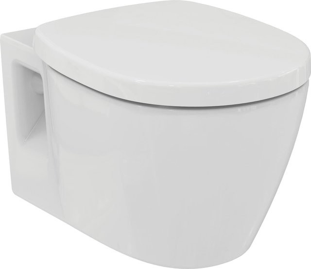 Ideal Standard Connect Wandtiefspül-WC Set mit Absenkautomatik in Alpin Weiß, B/T/H: 54,5 x 36,5 x 34 cm - Bild 1