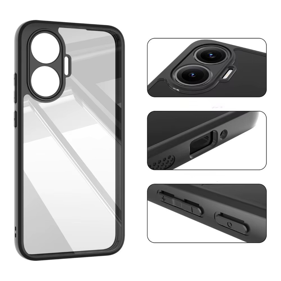 Stoßfeste transparente Handyhülle für Xiaomi Redmi Turbo 4 Pro und Redmi Turbo 4 mit harter Stoßstange - Bild 4