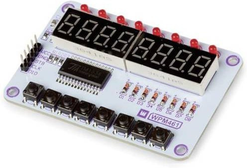 Whadda WPM461 Entwicklungsboard in Rot und Weiß - Bild 1