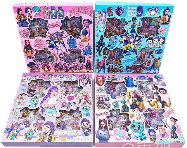 Yiran toy 1 Anime Dämonenjäger Aufkleber Vinyl Bunt 100-teiliges Set - Bild 1