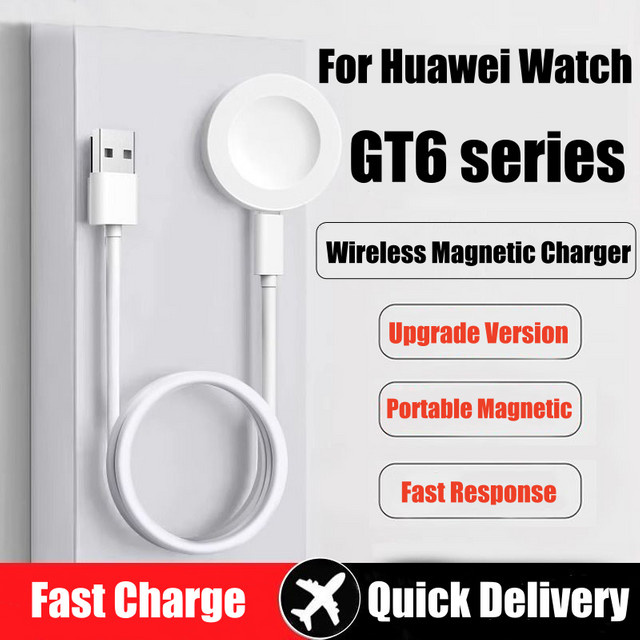 AISHISMART USB-C Ladegerät für Huawei Watch GT6, GT5, GT4, GT3, GT2 Pro/ECG/Porsche, GT Cyber Runner, GT 2022 und Watch 5 4 3 Ultimate Buds - Bild 1