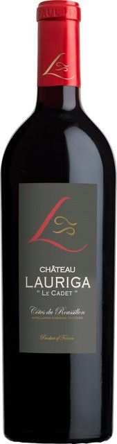 Château Lauriga Le Cadet Rotwein, Syrah Carignan Grenache, Côtes du Roussillon, 2023, trocken, 0,75 l - Bild 1