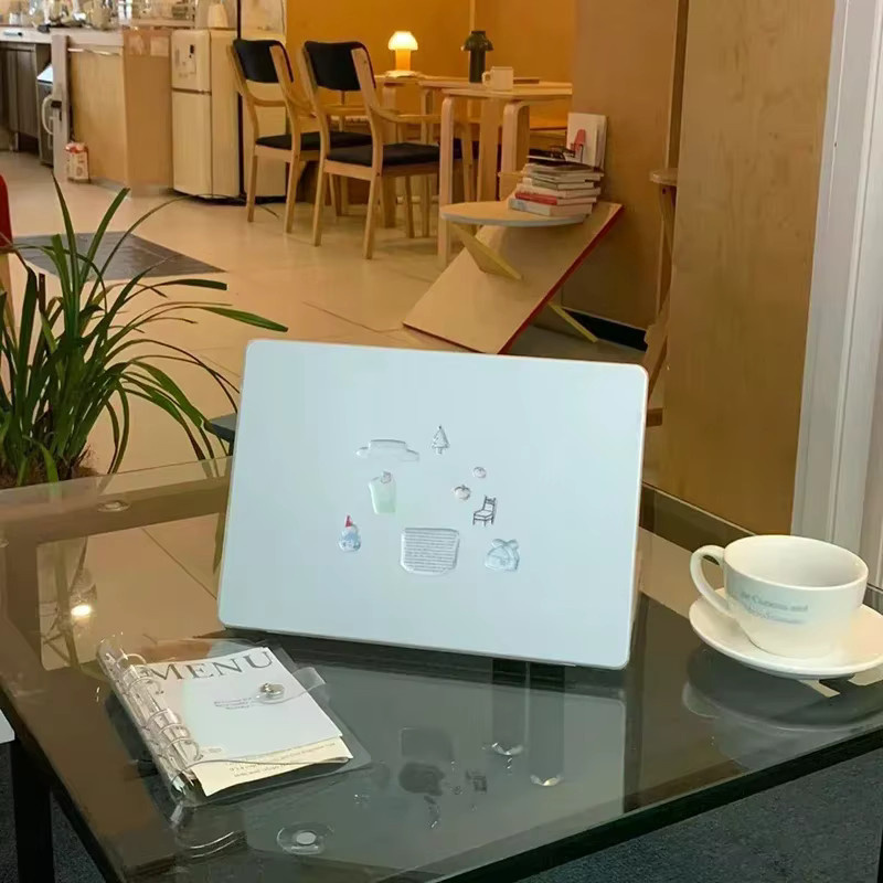 Set aus niedlichen dreidimensionalen Gelee-Aufklebern in Multicolour für Computer und Handy - Bild 2