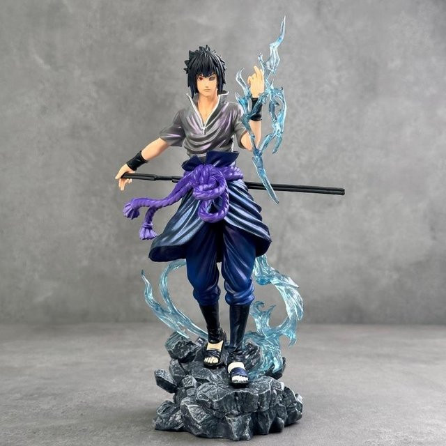 Yiran toy 1 Naruto Actionfigur Uzumaki Naruto Uchiha Sasuke PVC Statue - Bild 1
