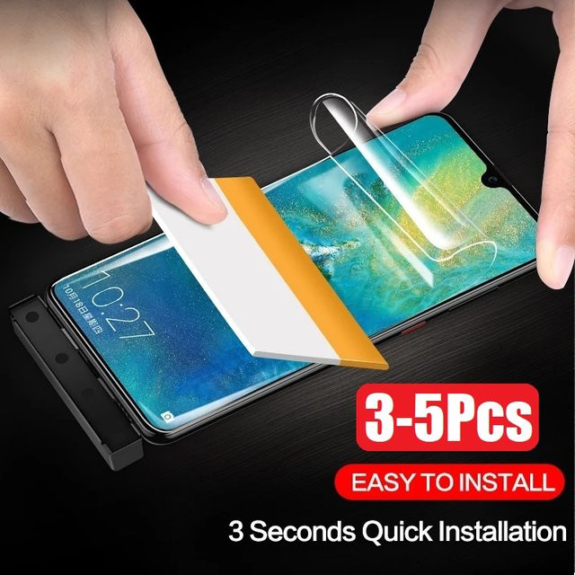 3-5 Stück Hydrogel Display Schutzfolien für Huawei Honor X7b X7a X8b X8 X30i X40 50SE 20Lite 30 10i 20E 9Lite X8 X20 90 in Transparent - Bild 1