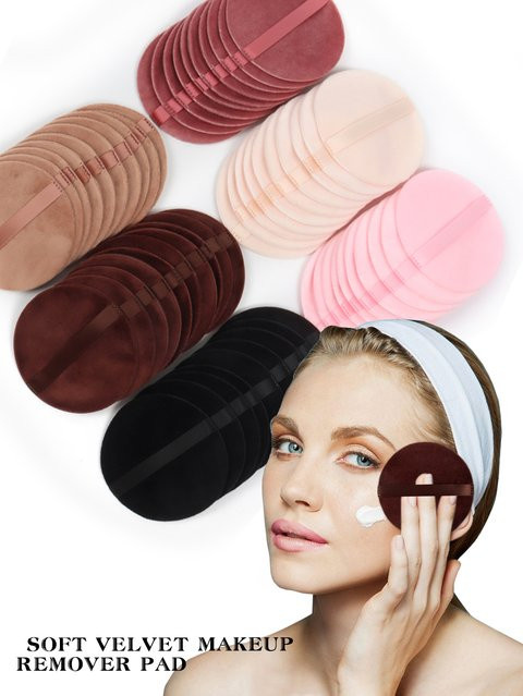 Verband Make-up-Entferner-Pad, 10 Stück, wiederverwendbar, für alle Hauttypen - Bild 1