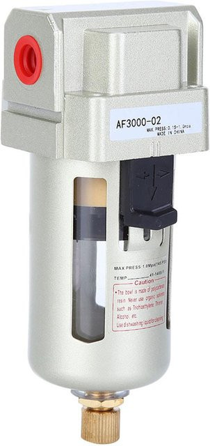Fishine Luftöl-Wasserabscheider Filter mit 1500l/min und 1.0mpa, Farbe: Silber - Bild 1