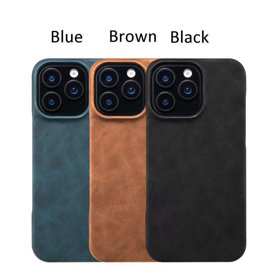 Denior Magnetische Kunstleder Handyhülle für iPhone 17 16 15 14 13 Air Plus Pro Max in Schwarz mit kabelloser Ladefunktion und Sturmschutz - Bild 4