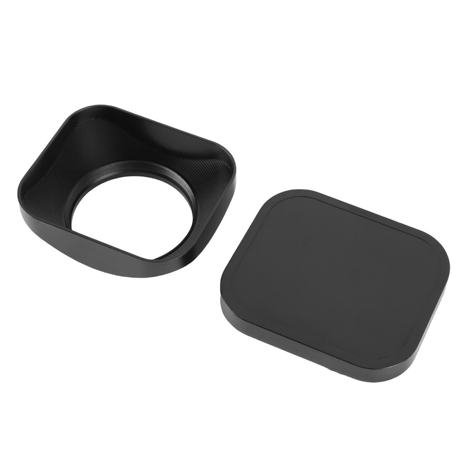 KaiSai Kamera Gegenlichtblende aus Aluminiumlegierung mit Kappe, 49mm, Silber - Bild 4