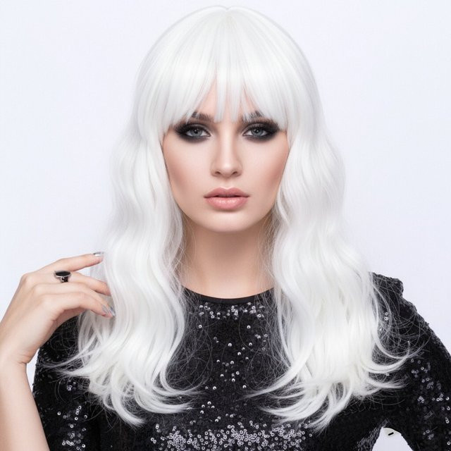 MSIWIGS Bobo kurze gewellte synthetische Cosplay-Perücke, Damen - Bild 1