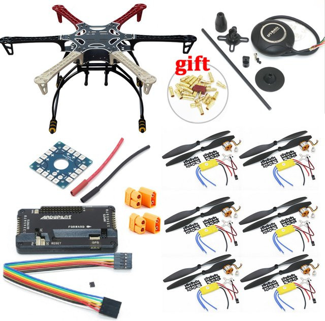 U-Angel-1988 F550 Hexacopter-Rahmen mit Landegestell-Kit Set - Bild 1