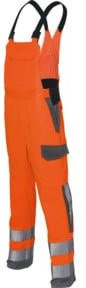 Kübler Latzhose PROTECTIQ HIGH VIS ARC1 PSA 3 in Warnorange/Anthrazit Größe 62 - Bild 1