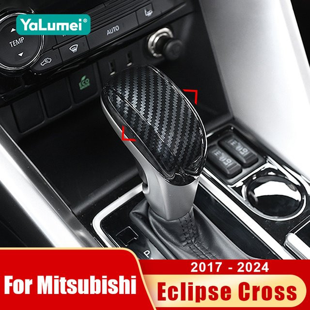 YaLumei Getriebe Schalthebel Abdeckung für Mitsubishi Eclipse Cross PHEV, Schwarz - Bild 1