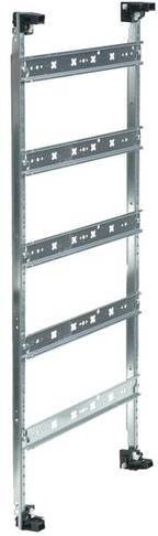 Hager Einbausatz UN05GN universell für Hutschienen und Haubentürme ohne Abdeckung, Farbe: Silber, Breite: 75 cm, Höhe: 25 cm - Bild 1