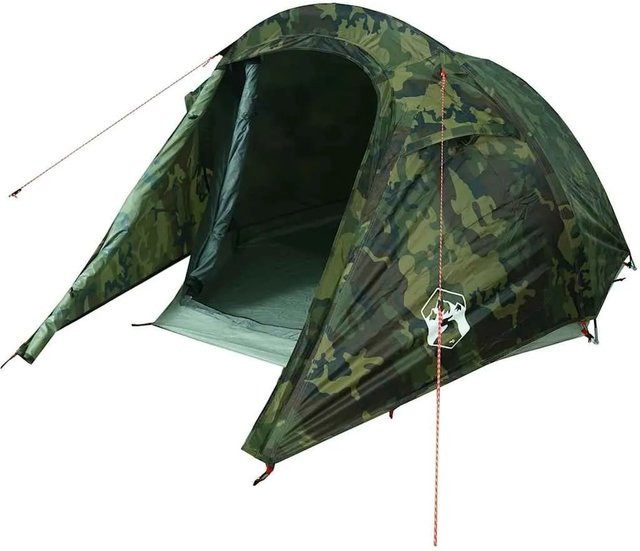 vidaXL Tunnelzelt für 3 Personen in Camouflage, wasserdicht - Bild 1