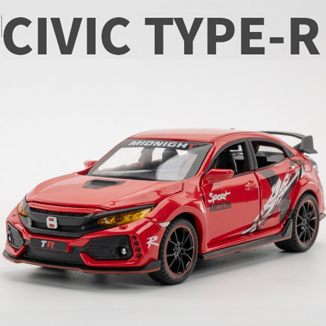 RMZ City Civic Type-R Spielzeugautomodell, 1:32, Metall, mit Licht und Sound - Bild 1