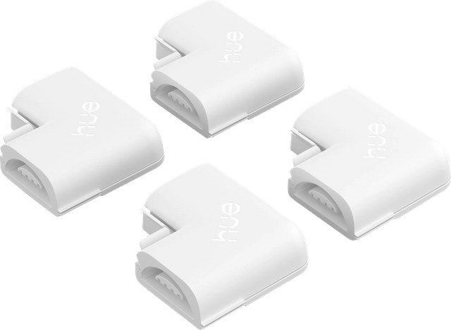 Philips Hue Flux L-Eckverbinder für LED-Streifen, 4er-Pack, Weiß - Bild 1